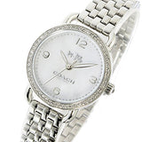 Coach Delancey Mother of Pearl Dial Silver Steel Strap Watch for Women - 14502477 Buy Now By Coach