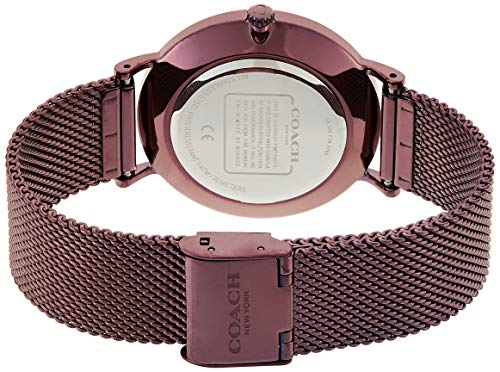 Coach Perry Purple Dial Purple Mesh Bracelet Watch for Women - 14503484 Buy Now By Coach