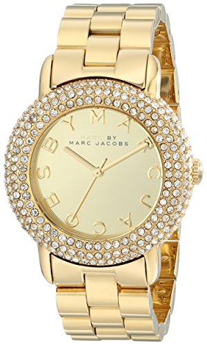 Marc Jacobs Marci Gold Dial Gold Steel Strap Watch for Women - MBM3191 Buy Now By Marc Jacobs