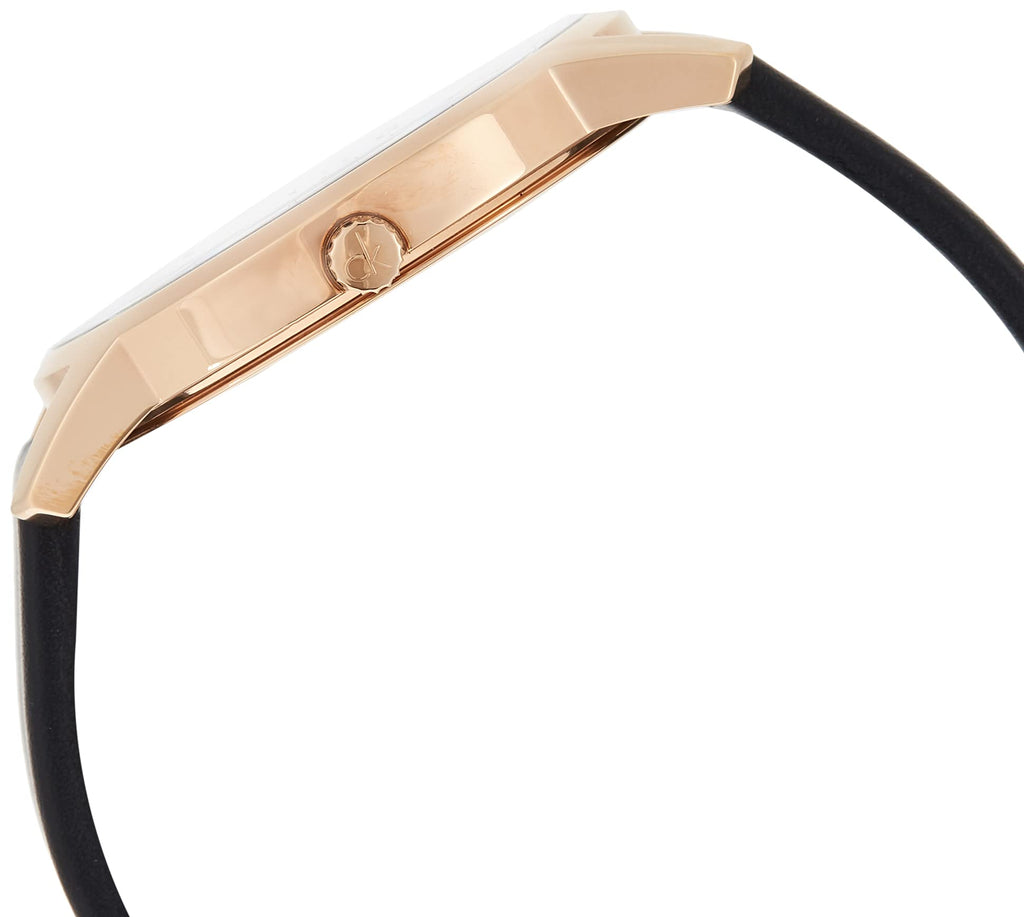 Calvin Klein City Quartz Grey Dial Black Leather Strap Watch for Men - K2G2G6C3 Buy Now By Calvin Klein