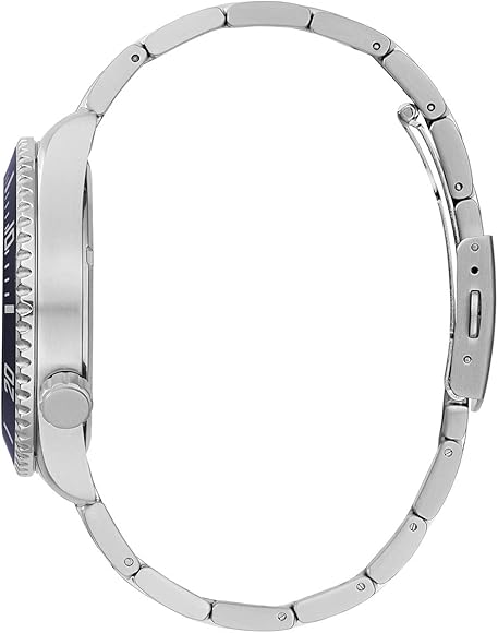 Guess Axle Multifunction Black Dial Silver Steel Strap Watch For Men - GW0488G1 Buy Now By Guess