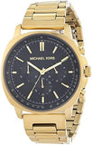 Michael Kors Sullivan Quartz Black Dial Gold Steel Strap Watch For Men - MK8969 Buy Now By Michael Kors