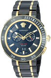 Versace V Extreme Pro Two Tone Dial Stainless Steel Strap Watch for Men - VCN040017 Buy Now By Versace