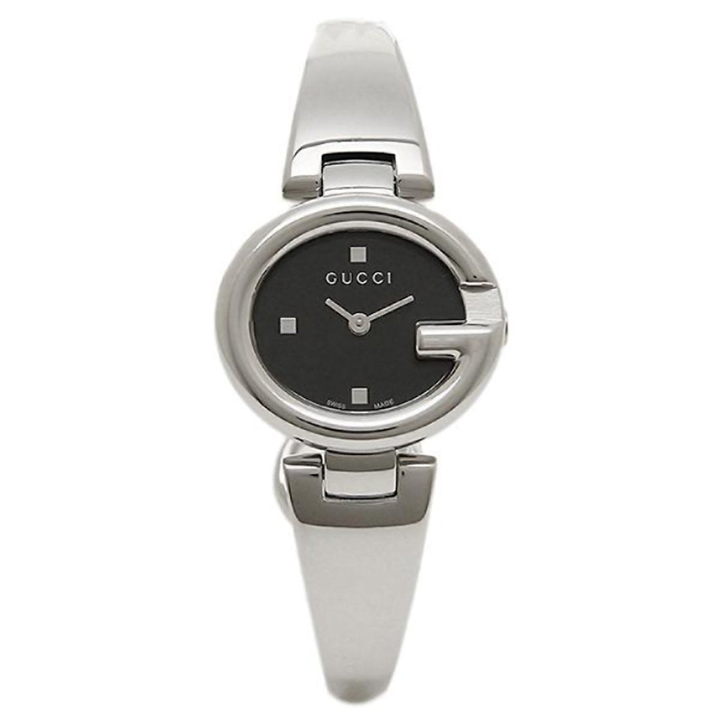 Gucci Guccisima Quartz Black Dial Silver Steel Strap Watch For Women - YA134501 Buy Now By Gucci
