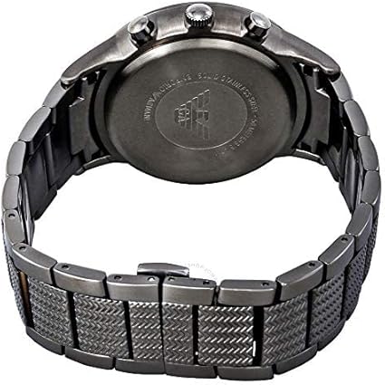 Emporio Armani Renato Chronograph Quartz Blue Dial Grey Steel Strap Watch For Men - AR2505 Buy Now By Emporio Armani