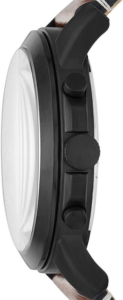 Fossil Grant Chronograph Black Dial Brown Leather Strap Watch for Men - FS5241 Buy Now By Fossil
