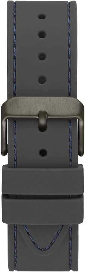 Guess Odyssey Blue Dial Grey Rubber Strap Watch For Men - W1108G6 Buy Now By Guess