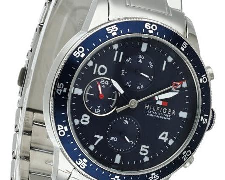 Tommy Hilfiger Jimmy Chronograph Quartz Blue Dial Silver Steel Strap Watch For Men - 1791949 Buy Now By Tommy Hilfiger
