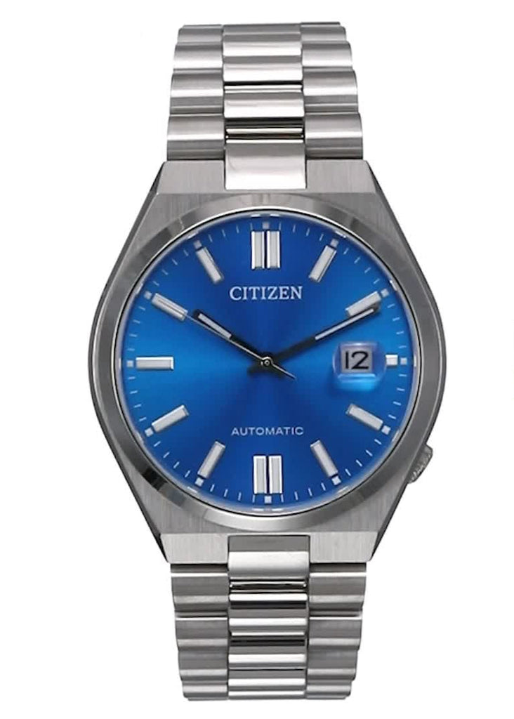 Citizen x Pantone Automatic Blue Dial Silver Steel Strap Watch For Men - NJ0158-89L Buy Now By Citizen