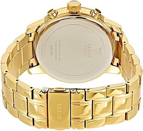 Guess Sunrise Chronograph Gold Dial Gold Steel Strap Watch For Women - W0330L1 Buy Now By Guess