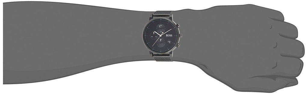 Hugo Boss Integrity Black Dial Black Mesh Bracelet Watch for Men - 1513813 Buy Now By Hugo Boss