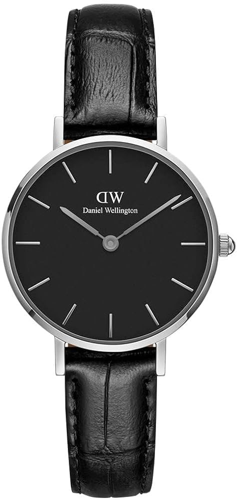 Daniel Wellington Classic Petite Reading Black Dial Black Leather Strap Watch For Women - DW00100235 Buy Now By Daniel Wellington