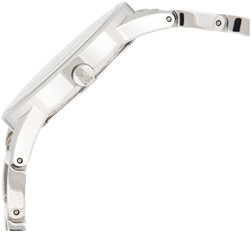 Calvin Klein Stately White Dial Silver Steel Strap Watch for Women - K3G23126 Buy Now By Calvin Klein