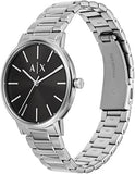 Armani Exchange Cayde Analog Black Dial Silver Steel Strap Watch For Men - AX2700 Buy Now By Armani Exchange