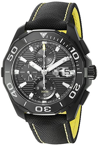 Tag Heuer Aquaracer PVD Black Dial Watch for Men - CAY218A.FC6361 Buy Now By Tag Heuer
