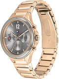 Tommy Hilfiger Eve Chronograph Quartz Grey Dial Rose Gold Steel Strap Watch For Women - 1782277 Buy Now By Tommy Hilfiger