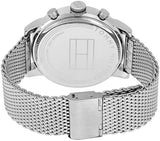 Tommy Hilfiger Jake Quartz White Dial Silver Mesh Bracelet Watch for Men - 1791233 Buy Now By Tommy Hilfiger