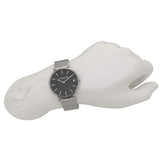 Coach Charles Black Dial Silver Mesh Bracelet Watch for Men - 14602144 Buy Now By Coach