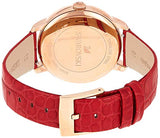 Swarovski Crystalline Hours Red Crystal Dial Red Leather Strap Watch for Women - 5295380 Buy Now By Swarovski
