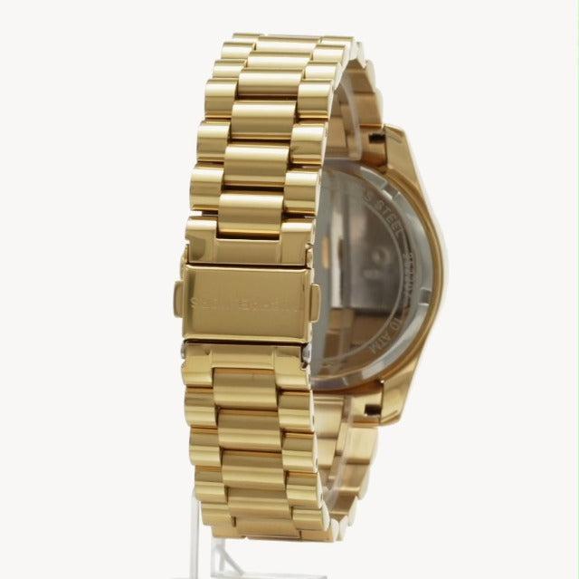 Michael Kors Lexington Chronograph Brown Dial Gold Steel Strap Watch For Women - MK7276 Buy Now By Michael Kors