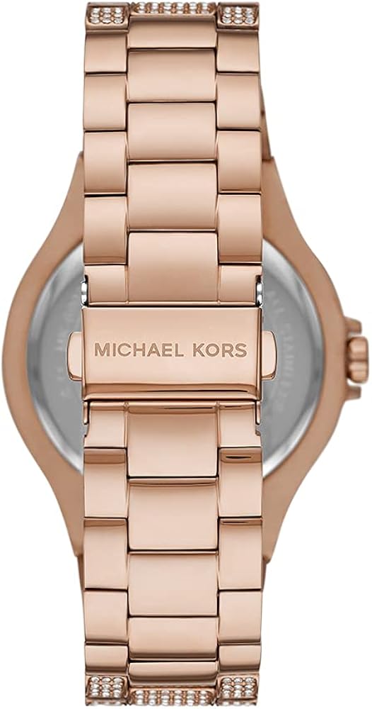 Michael Kors Lennox Three Hand Crystals Rose Gold Dial Rose Gold Steel Strap Watch For Women - MK6992 Buy Now By Michael Kors