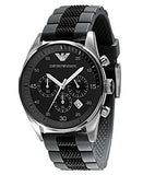 Emporio Armani Sportivo Black Dial Two Tone Ceramic Bracelet Watch For Men - AR5866 Buy Now By Emporio Armani