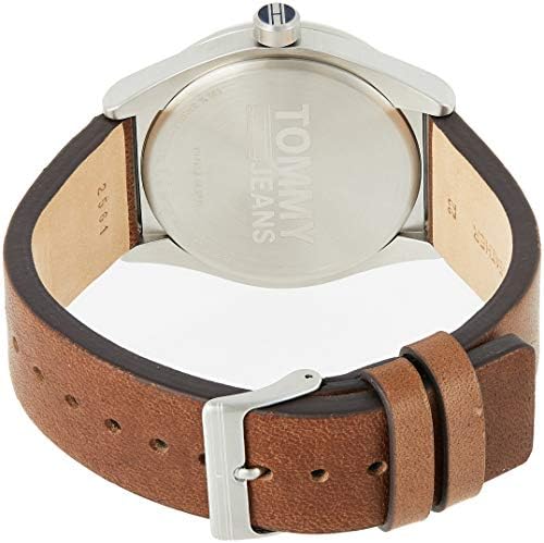 Tommy Hilfiger Monogram Pop Quartz Silver Dial Brown Leather Strap Watch For Men - 1791772 Buy Now By Tommy Hilfiger