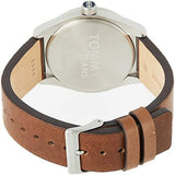 Tommy Hilfiger Monogram Pop Quartz Silver Dial Brown Leather Strap Watch For Men - 1791772 Buy Now By Tommy Hilfiger