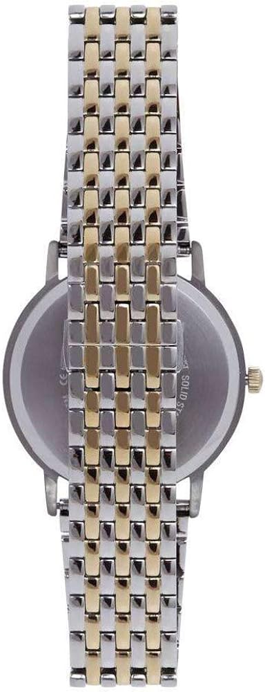 Emporio Armani Kappa Quartz Black Dial Two Tone Mesh Bracelet Watch For Men - AR11228 Buy Now By Emporio Armani