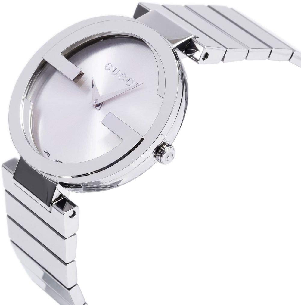 Gucci G Interlocking Silver Dial Silver Steel Strap Watch For Women - YA133308 Buy Now By Gucci
