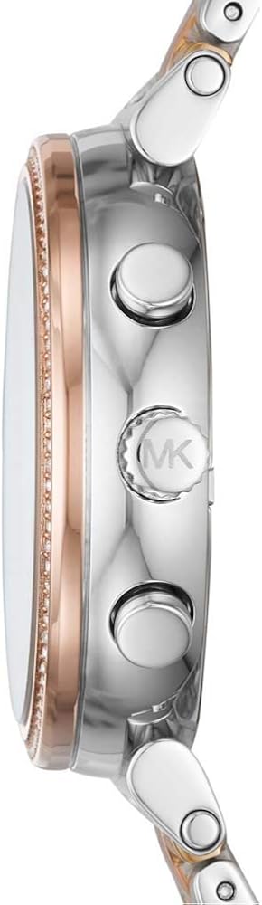 Michael Kors Sofie Chronograph White Dial Two Tone Steel Strap Watch For Women - MK6688 Buy Now By Michael Kors