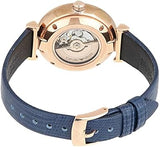 Emporio Armani Gianni T-Bar Analog Silver Dial Blue Leather Strap Watch For Women - AR60020 Buy Now By Emporio Armani