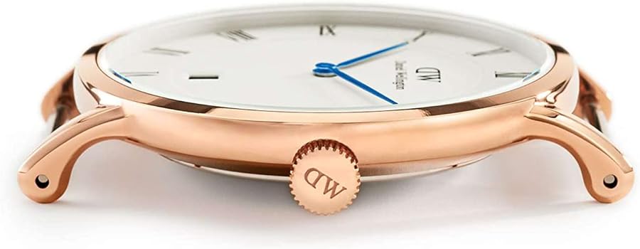 Daniel Wellington Dapper Durham White Dial Brown Leather Strap Watch For Men - DW00100115 Buy Now By Daniel Wellington