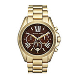 Michael Kors Bradshaw Brown Dial Gold Steel Strap Watch for Women - MK5502 Buy Now By Michael Kors