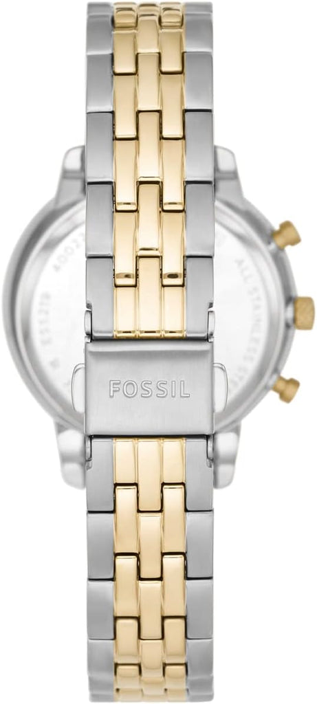 Fossil Neutra Chronograph Mother of Pearl White Dial Two Tone Steel Strap Watch for Women - ES5216 Buy Now By Fossil