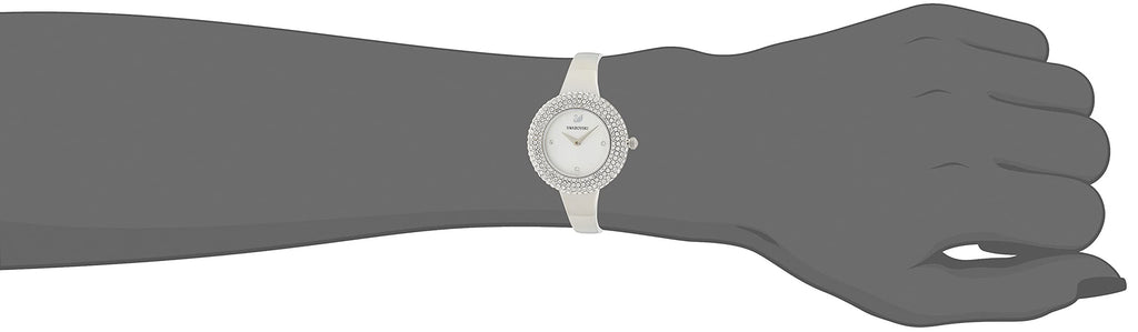 Swarovski Crystal Rose Silver Dial Silver Steel Strap Watch for Women - 5483853 Buy Now By Swarovski