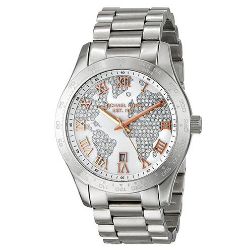 Michael Kors Layton Silver Dial Silver Steel Strap Watch for Women - MK5958 Buy Now By Michael Kors