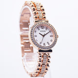 Guess Gala Diamonds Silver Dial Gold Steel Strap Watch for Women - GW0401L3 Buy Now By Guess