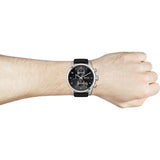Hugo Boss Skymaster Black Dial Black Leather Strap Watch for Men - 1513782 Buy Now By Hugo Boss