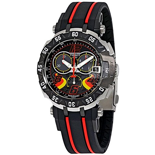 Tissot T Race Chronograph Stefan Bradl Special Edition Black Dial Black Rubber Strap Watch for Men - T092.417.27.057.02 Buy Now By Tissot