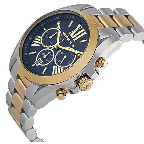 Michael Kors Bradshaw Blue Dial Two Tone Steel Strap Watch for Women - MK5976 Buy Now By Michael Kors