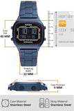 Fossil Retro Analog-Digital Black Dial Blue Steel Strap Watch for Men - FS5896 Buy Now By Fossil