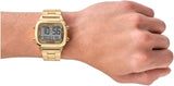 Fossil Retro Digital Gold Dial Gold Steel Strap Watch for Men - FS5843 Buy Now By Fossil