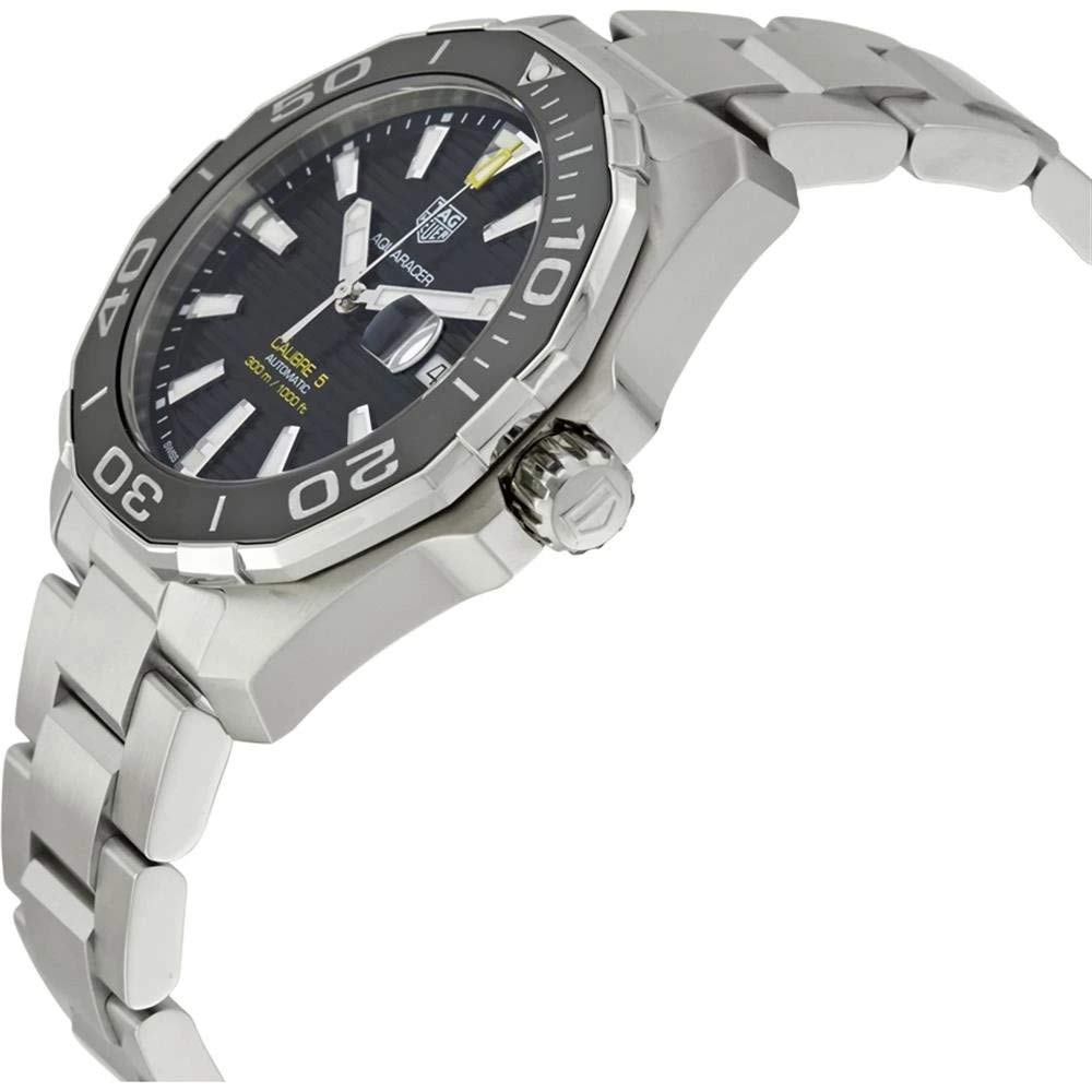 Tag Heuer Aquaracer Caliber 5 Black Dial Silver Steel Strap Watch for Men - WAY201A .BA0927 Buy Now By Tag Heuer