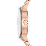 Michael Kors Kinley Rose Gold Dial Rose Gold Steel Strap Watch for Women - MK6210 Buy Now By Michael Kors