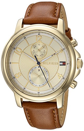 Tommy Hilfiger Claudia Rose Gold Dial Brown Leather Strap Watch for Women - 1781818 Buy Now By Tommy Hilfiger