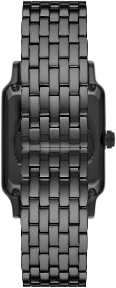 Emporio Armani Meccanico Black Dial Black Steel Strap Watch For Men - AR60058 Buy Now By Emporio Armani