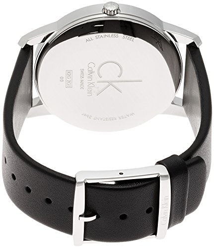 Calvin Klein City Silver Dial Black Steel Strap Watch for Men - K2G2G1CX Buy Now By Calvin Klein