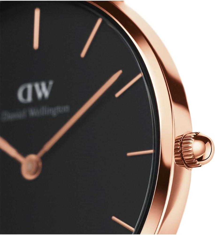 Daniel Wellington Petite Sheffield Black Dial Black Leather Strap Watch For Women - DW00100168 Buy Now By Daniel Wellington