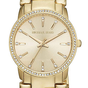Michael Kors Nini Three Hand Gold Dial Gold Steel Strap Watch For Women - MK3235 Buy Now By Michael Kors
